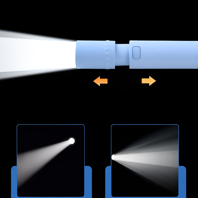 Portable Multifunctional Rechargeable Flashlight