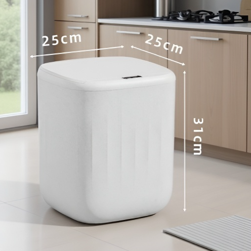 거실 휴지통 전자동 충전 감지 비접촉 휴지통 화장실 발차기 휴지통