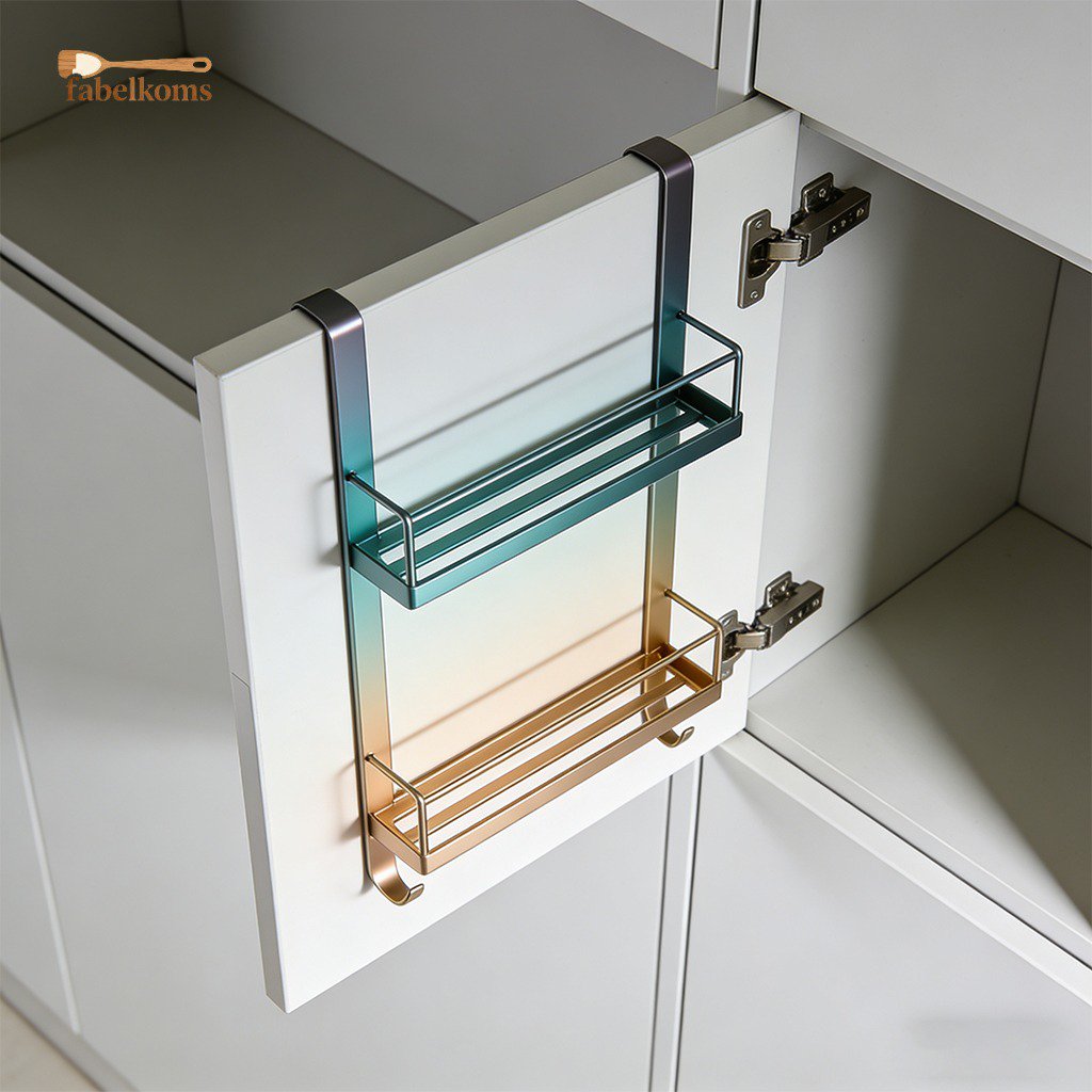 櫥櫃門內側免釘掛架（6個裝）