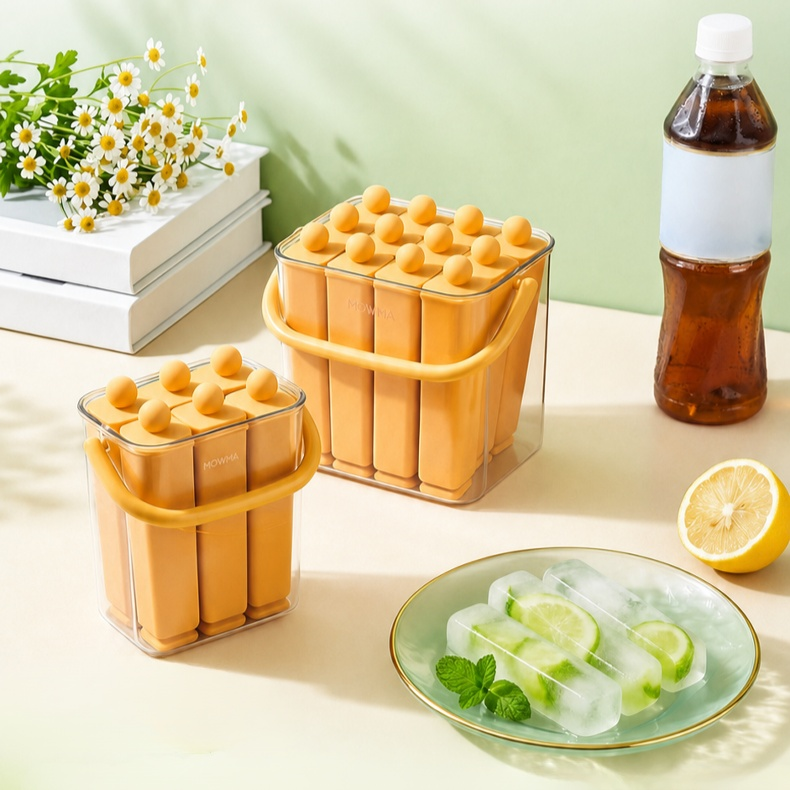 キッチン用自家製アイスバーシリコンモールド - 大容量氷型