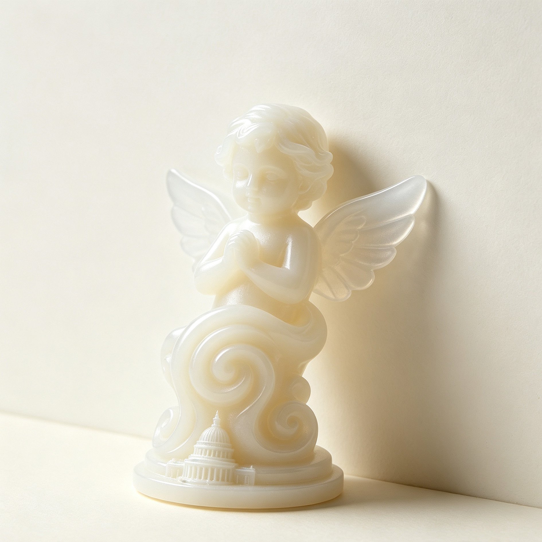 Cloud Winged Angel Ornament