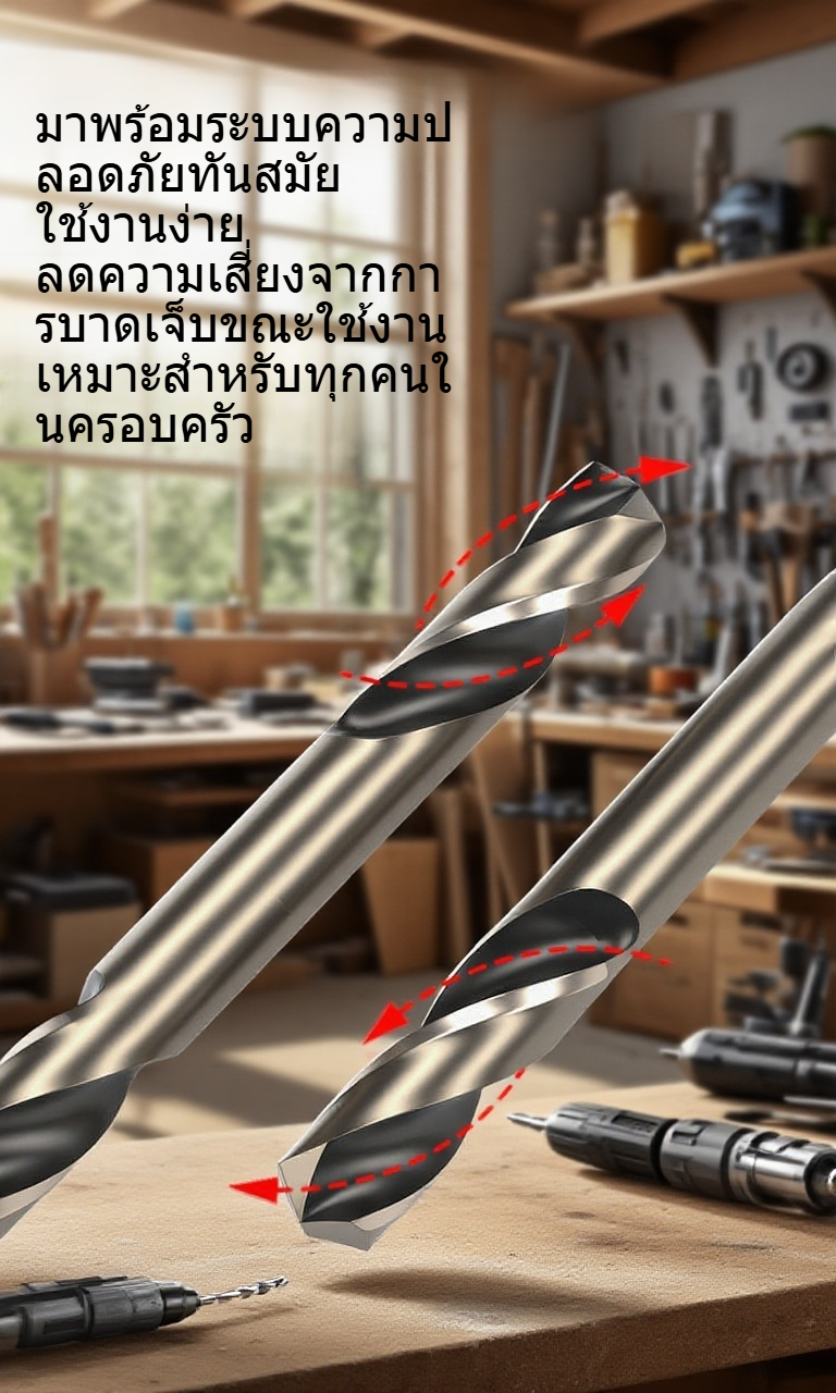 M43 ไฮสปีดหัวคู่บิดบิต ดอกสว่านคุณภาพสูง