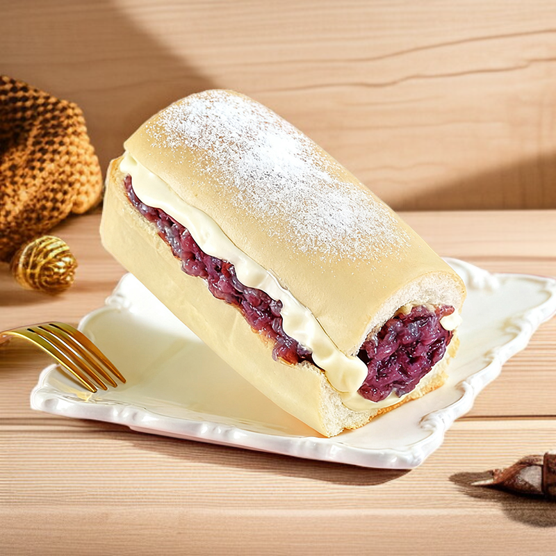 朝食におすすめの紫米蒸しパン