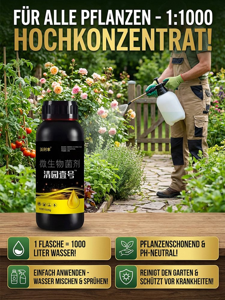 【Eine Flasche verdünnt mit Wasser auf 1000 Pfund】Pflanzen- und Obstbaumreinigungsmittel