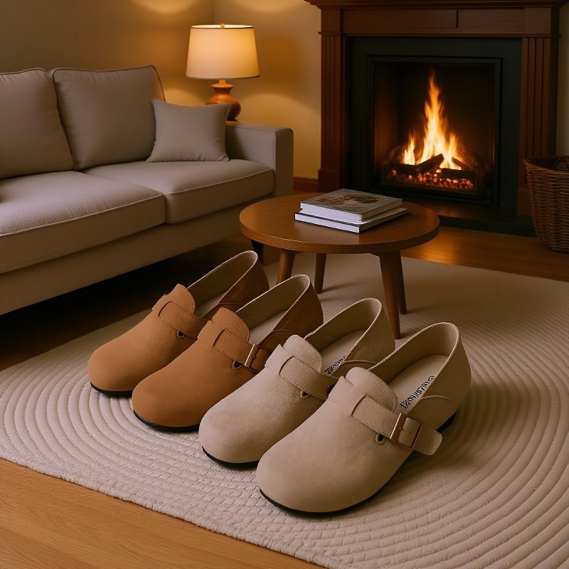 슈즈 버켄 슈즈 코르크 빈티지 슬립온 오픈 봄 키높이 낚시화