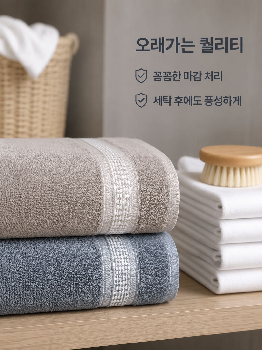 JMY-부드러운 고밀도 흡수 순면 타월