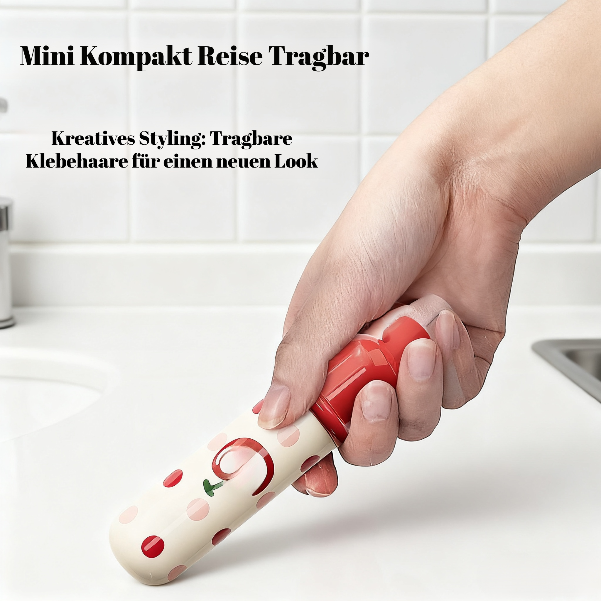 Süßer Haustier-Fusselroller mit Ersatzrollen für Zuhause