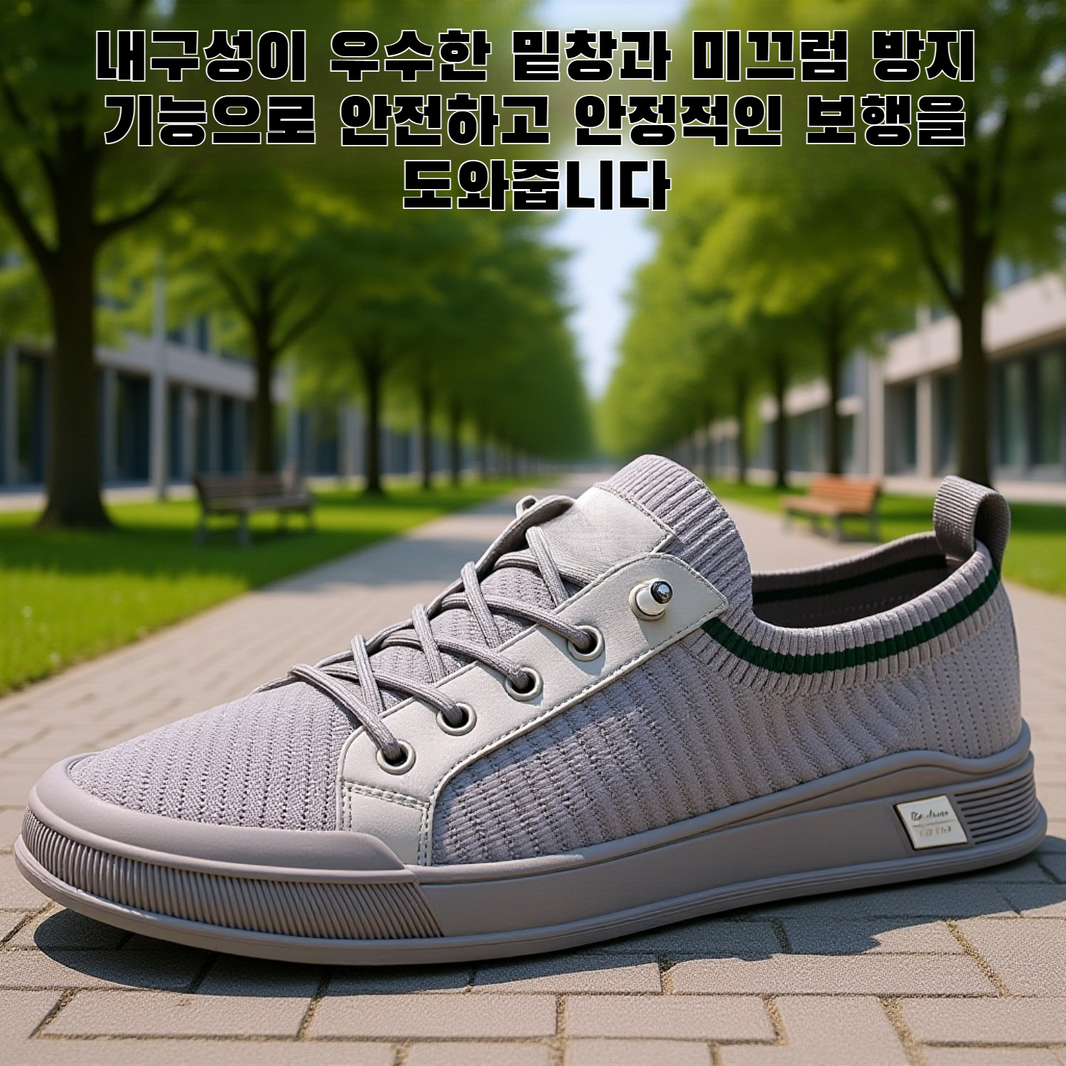 남성 캐주얼화 측면 디자인