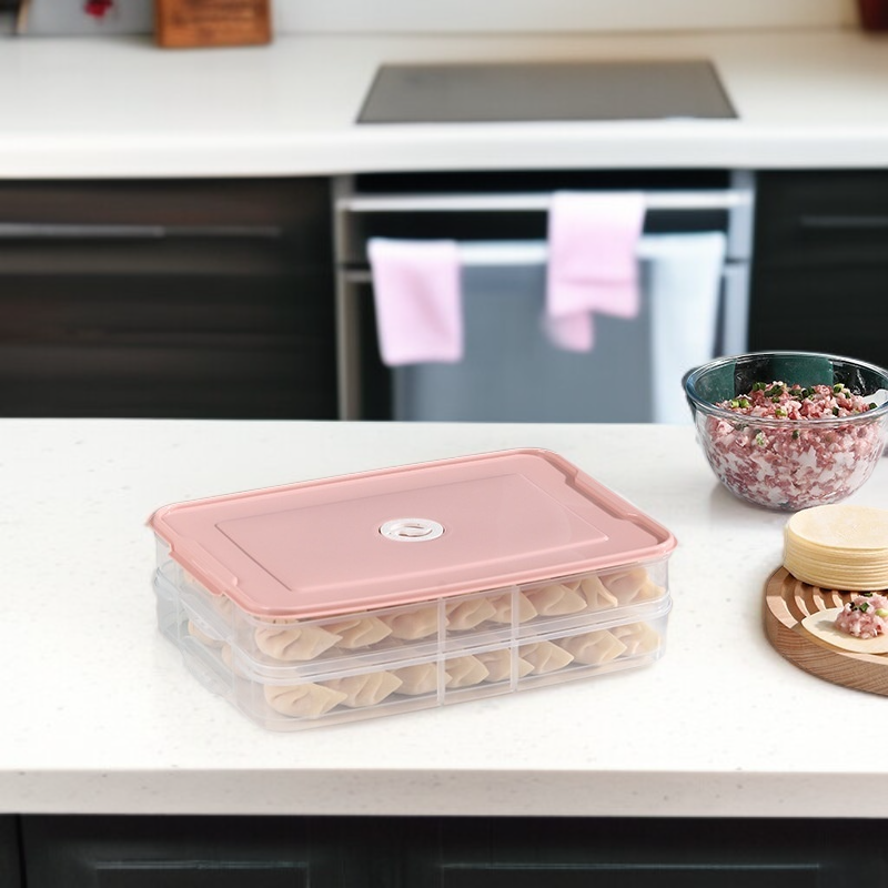 Caja de almacenamiento para congelador, apta para alimentos