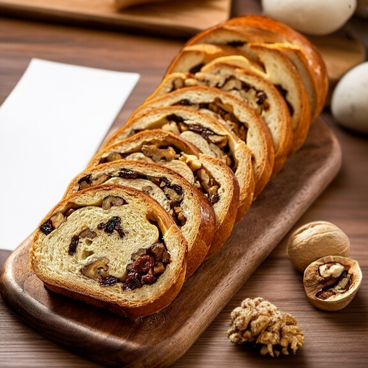 ビタミン豊富なナッツパンのパッケージ