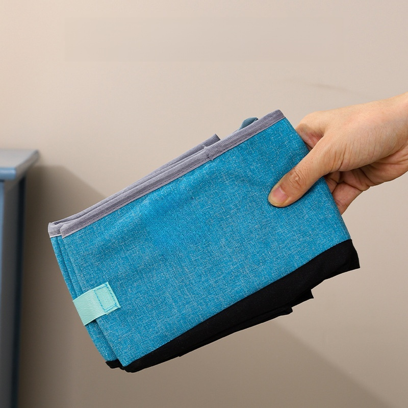 Semi-Enclosed Foldable Cat Litter Box