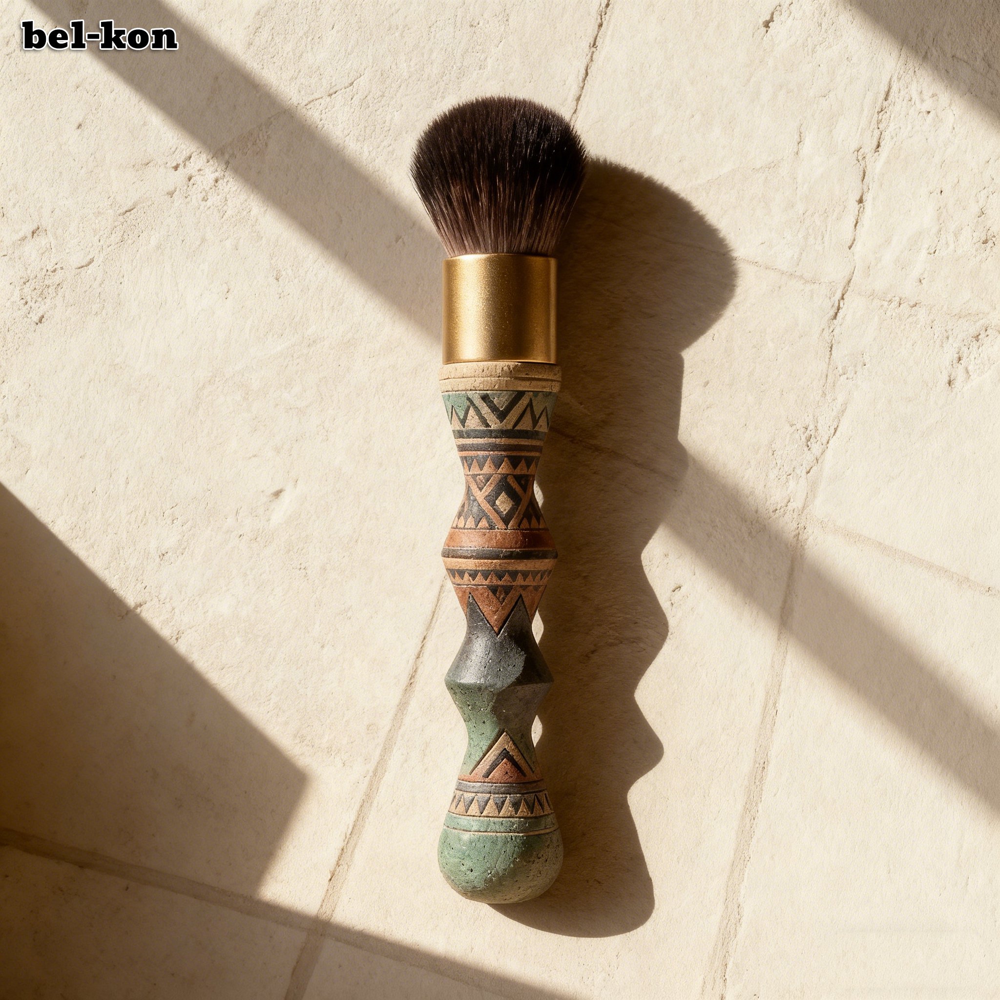 แปรงลงรองพื้นหัวแบนมุมเฉียง (แพ็ค 3 ชิ้น)