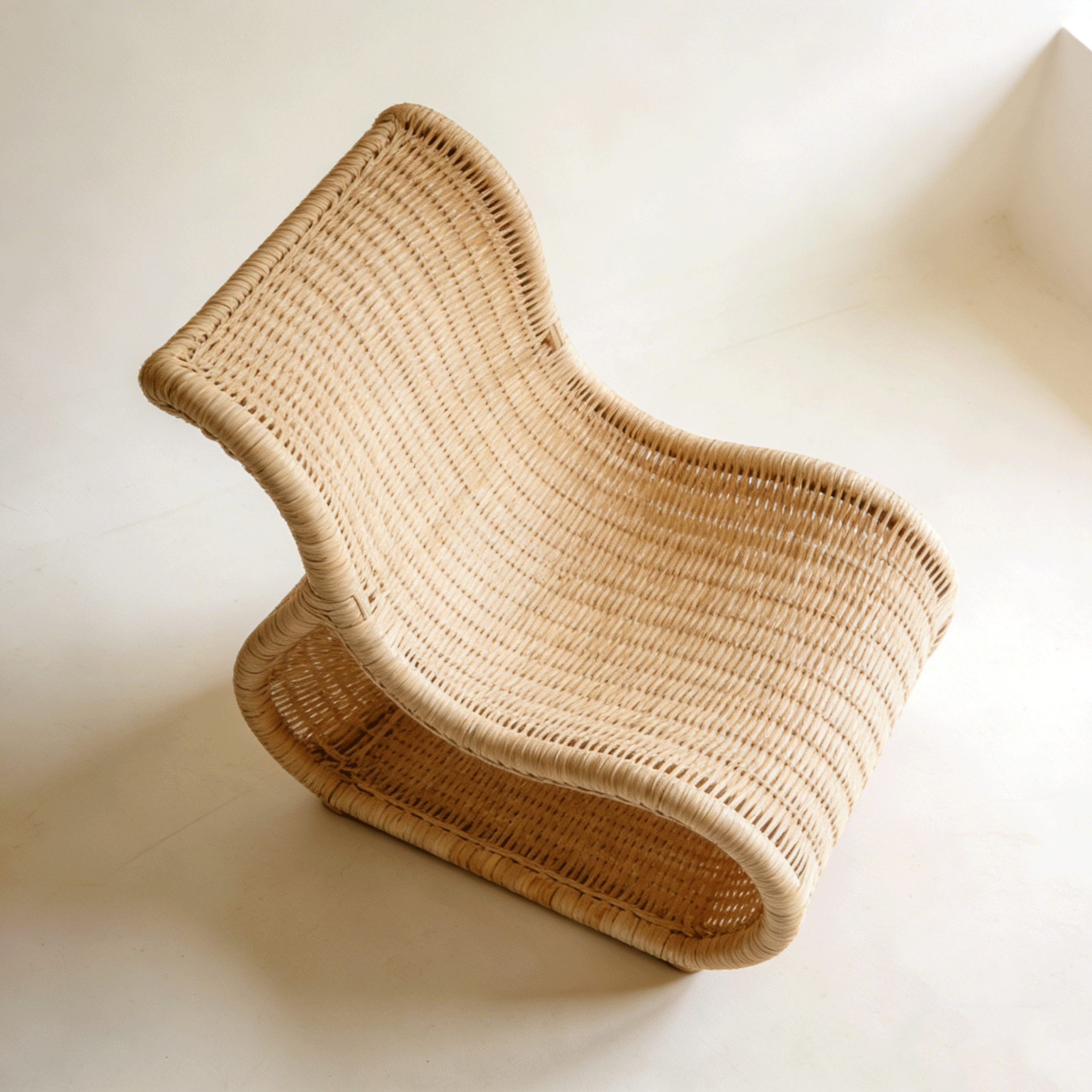 เก้าอี้หวายรูปทรงพิเศษ สำหรับบ้าน (2 ชิ้น)