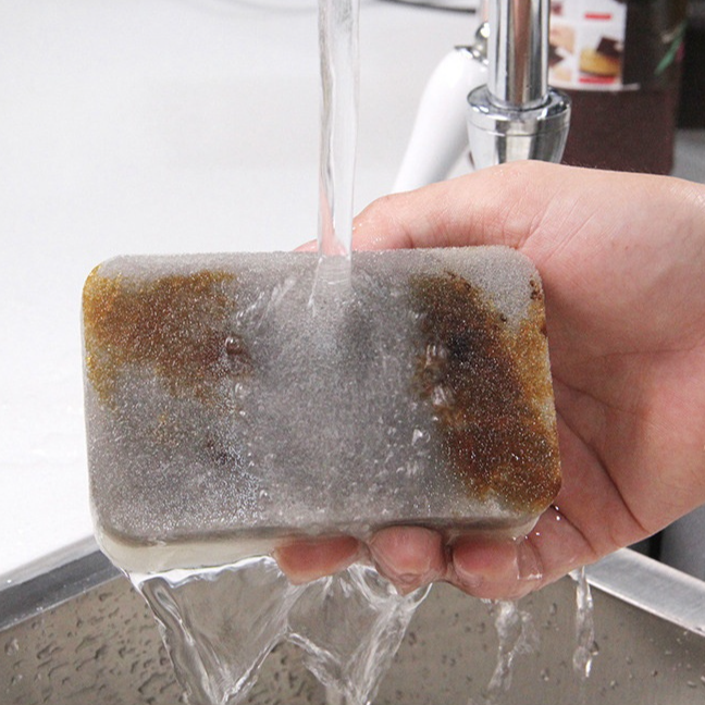 Esponja de limpieza duradera de doble capa