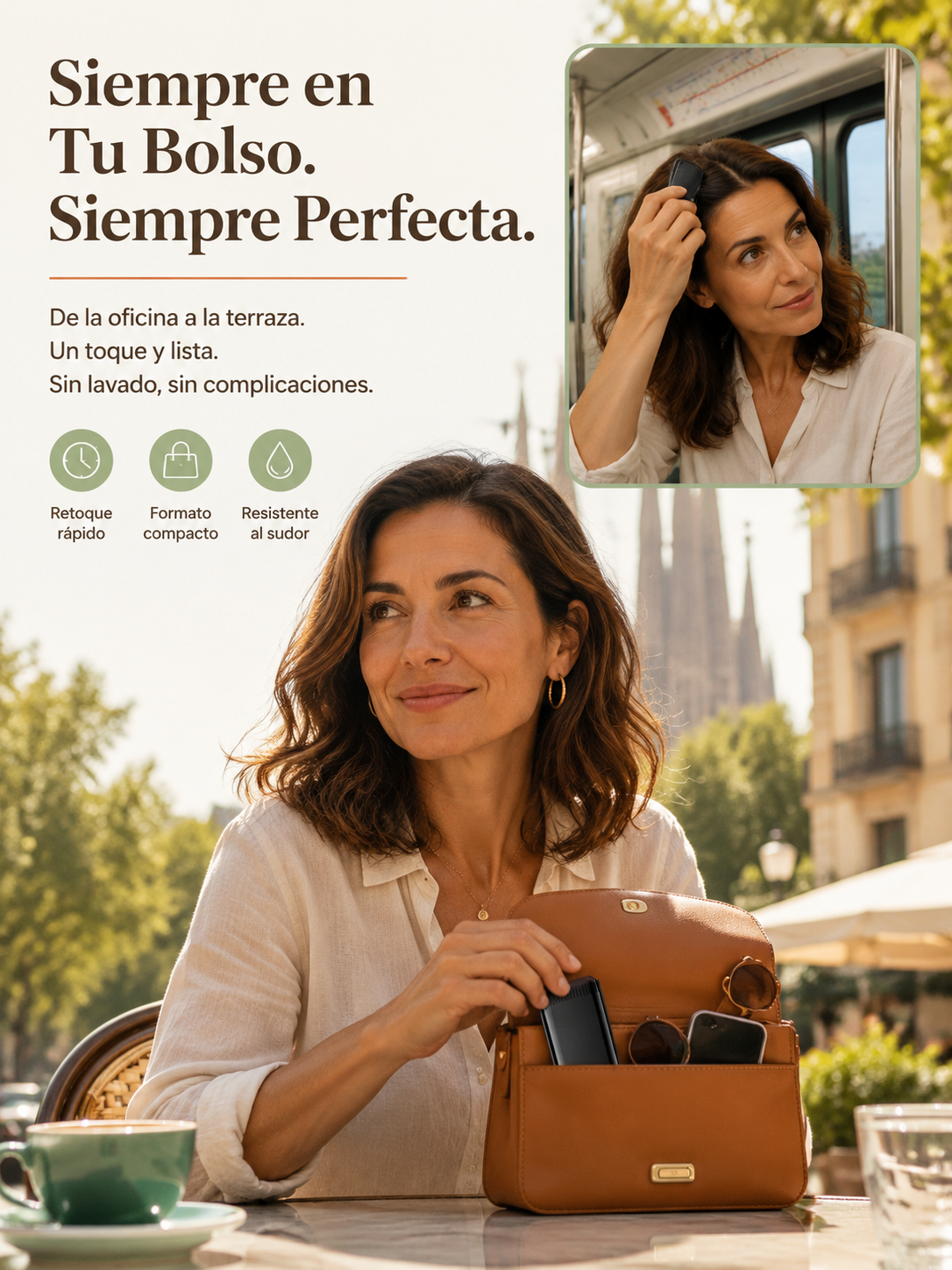 Cubre canas en 3s y frena la caída. Stick 100% vegetal resistente al agua. ¡Hoy 2x1!