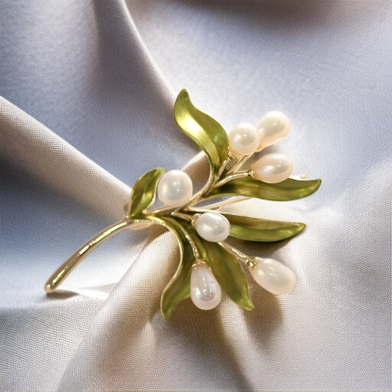 植物油ブローチ