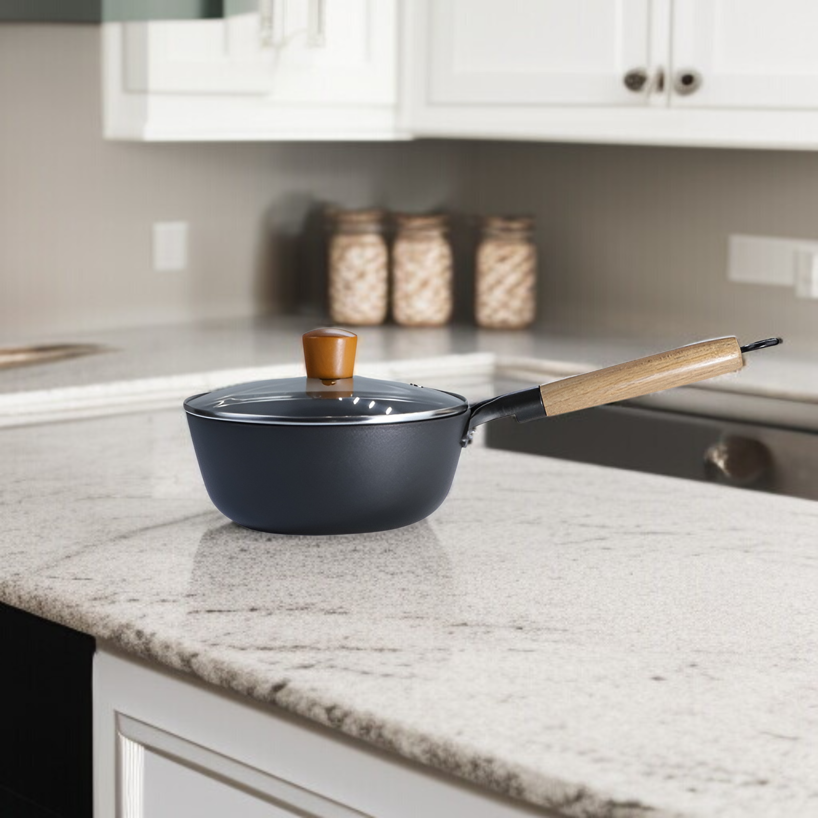 健康断熱ミルクスープポットフライパン