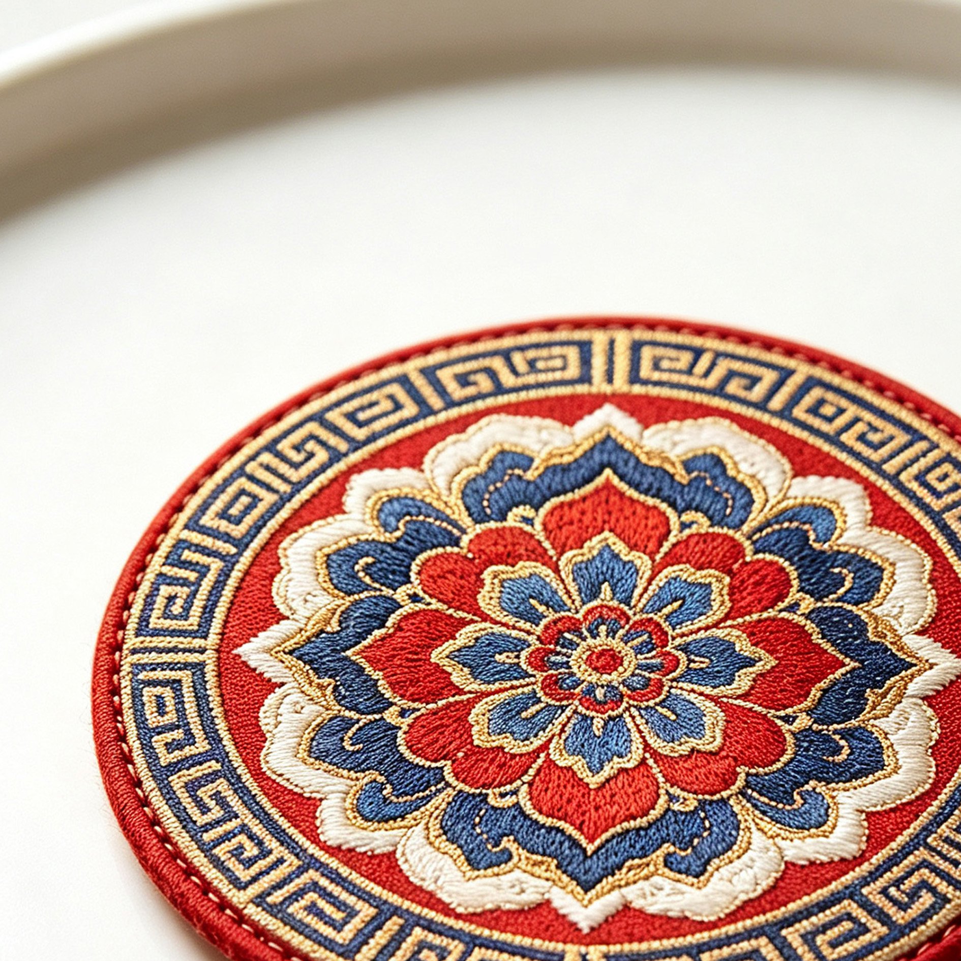 Shu brocade coasters