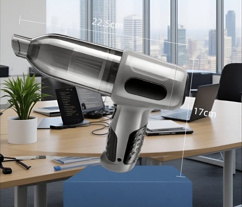 Praktischer Staubsauger für Innenraum und Sitze im Auto