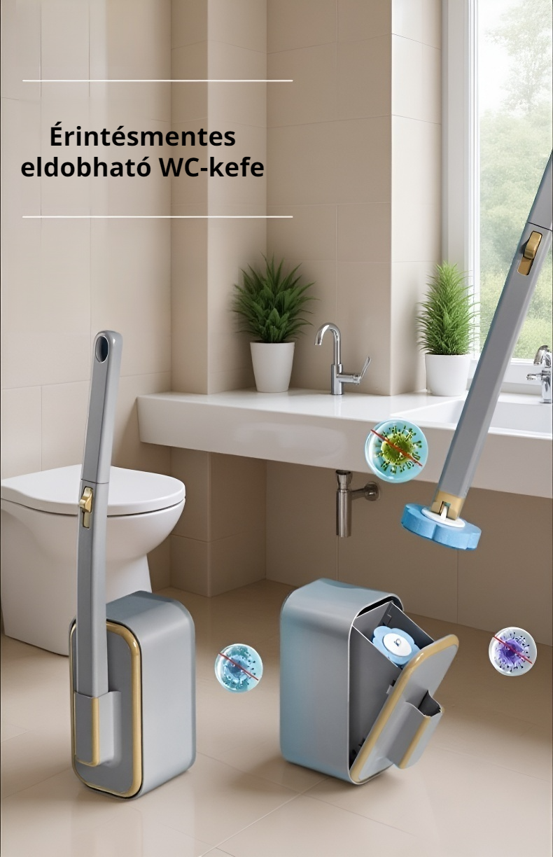 Környezetbarát eldobható fürdőszobai kefe közelről