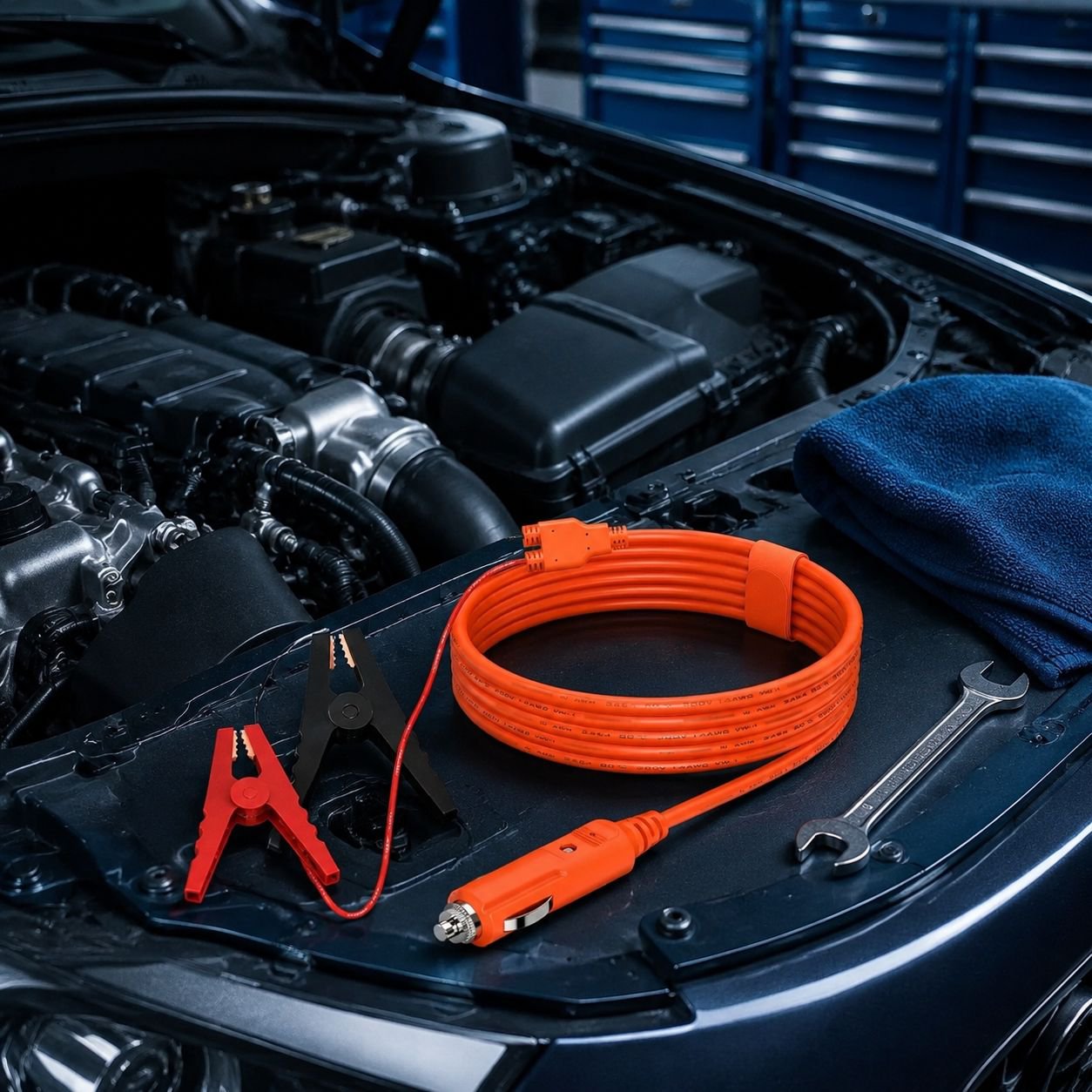 Car Battery Charging Cable