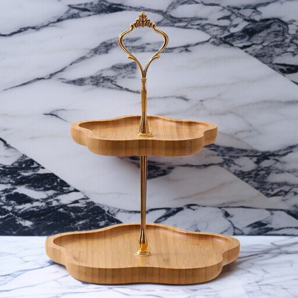 다층 과일 간식 플레이트