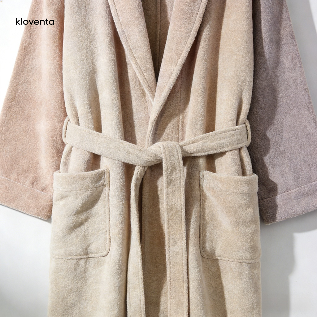 면 소재 목욕가운