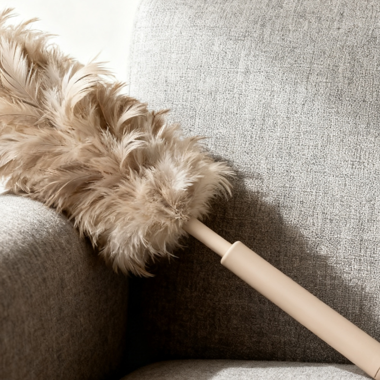 ダストフリー天然羽根羽根ダスター(3枚入)