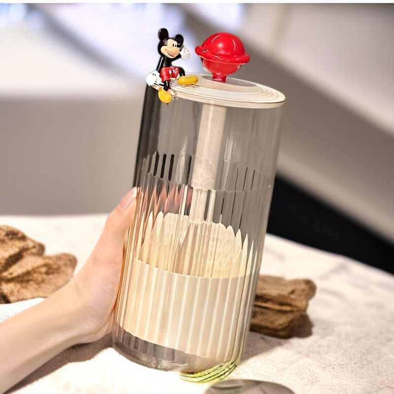 Desktop Dustproof Cosmetic Organizer Box with Lid