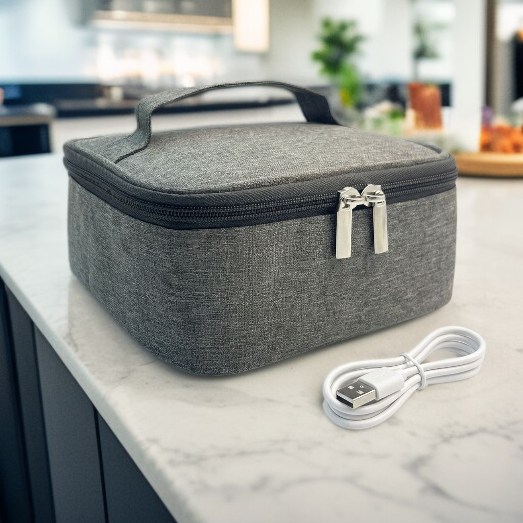 กระเป๋าใส่อาหารกลางวันแบบเก็บความร้อนด้วยไฟฟ้า