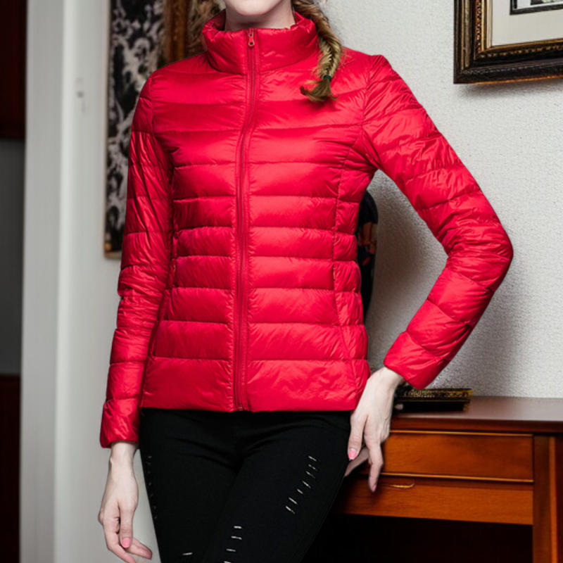 女士短款輕薄羽絨服