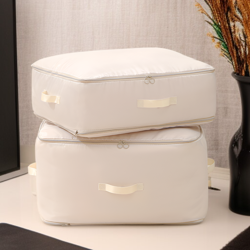 大容量ダウンジャケット収納袋 クローゼット整理袋引越し旅行収納アーティファクト