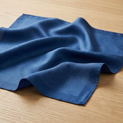 고급 실크 스카프 손수건 