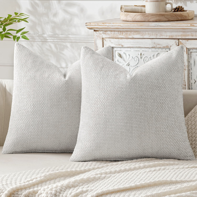 Oreiller en chenille