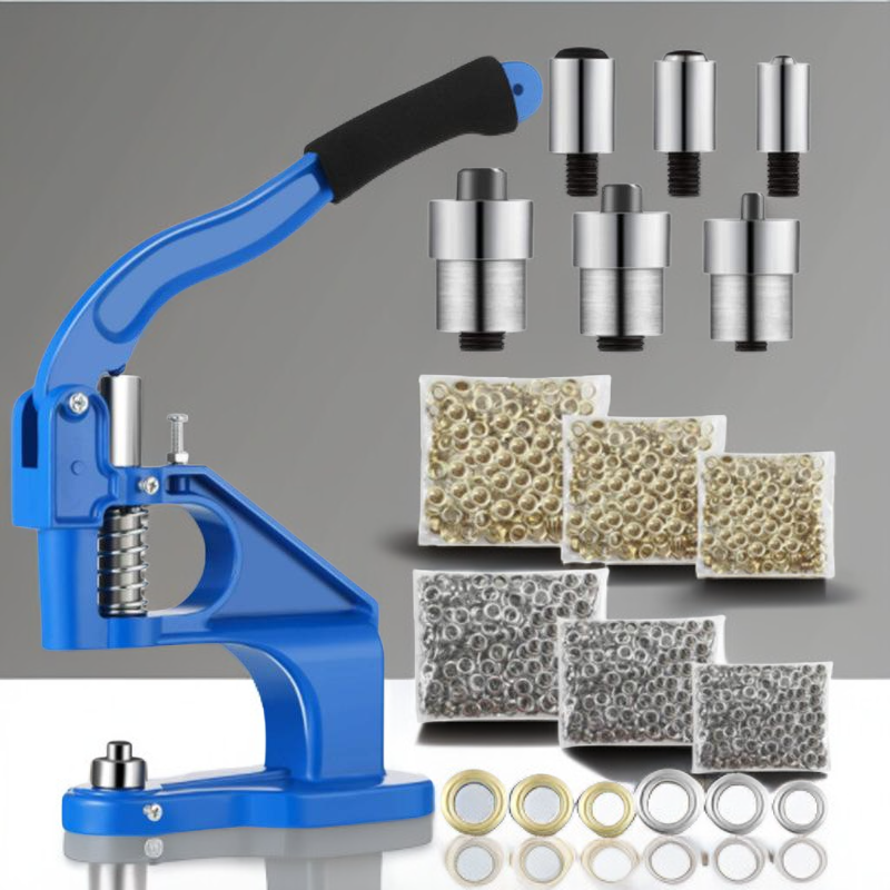 Durable hand press for snap fasteners