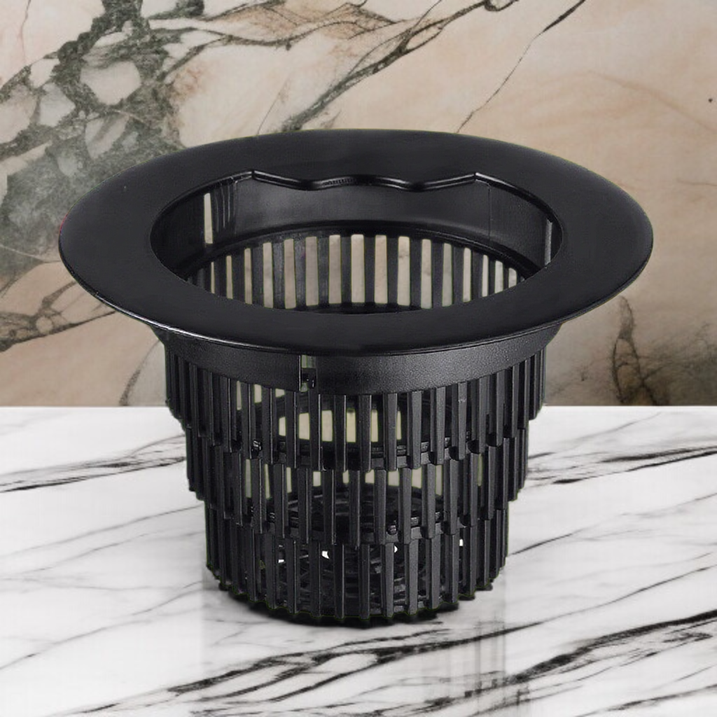 Large drainage anti blocking telescopic water tank filter basket