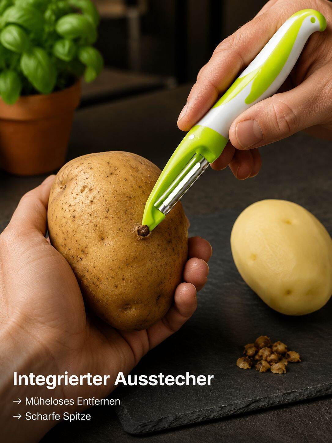 Multifunktionaler Küchenschäler, der Zeit und Mühe spart