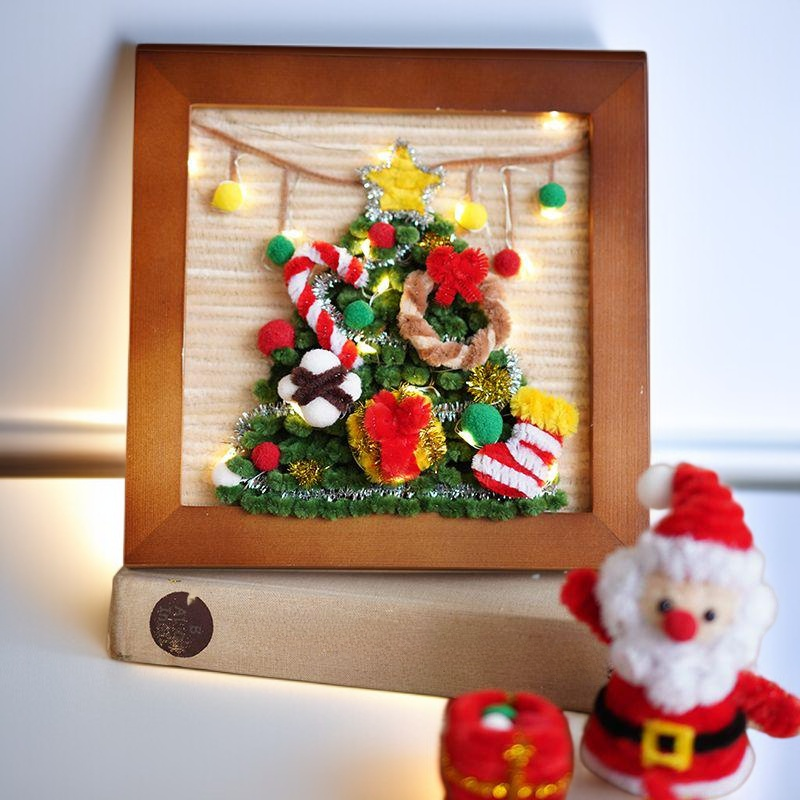 扭扭棒手工自製聖誕裝飾禮物