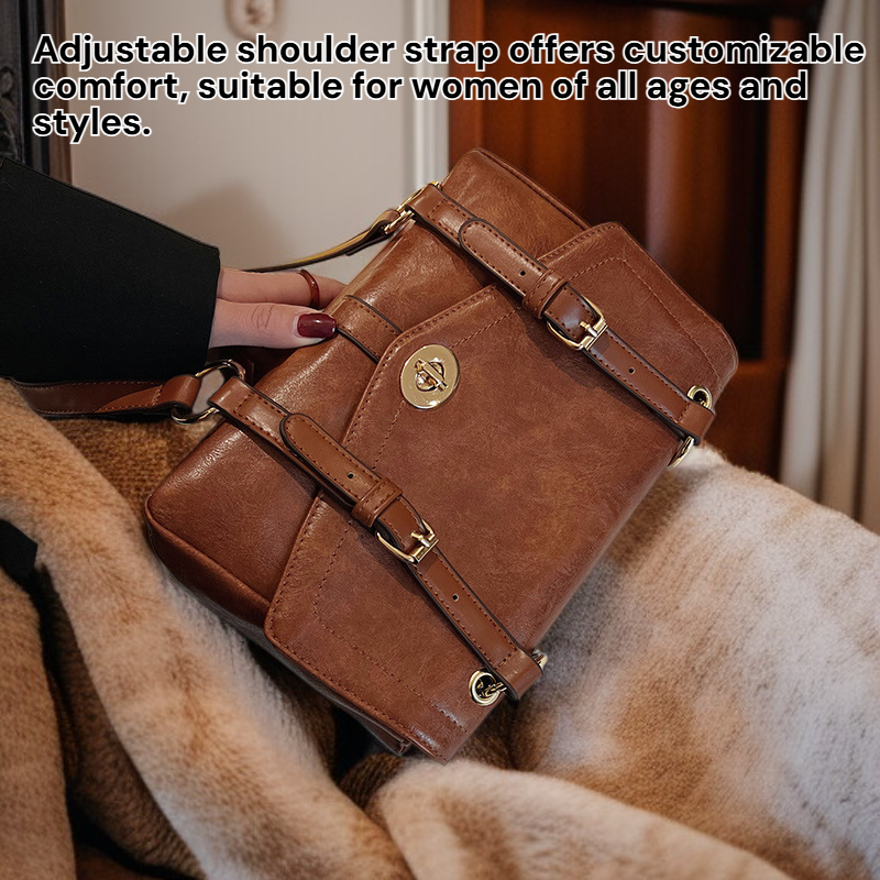 Retro Style Large Capacity Women's Crossbody Bag