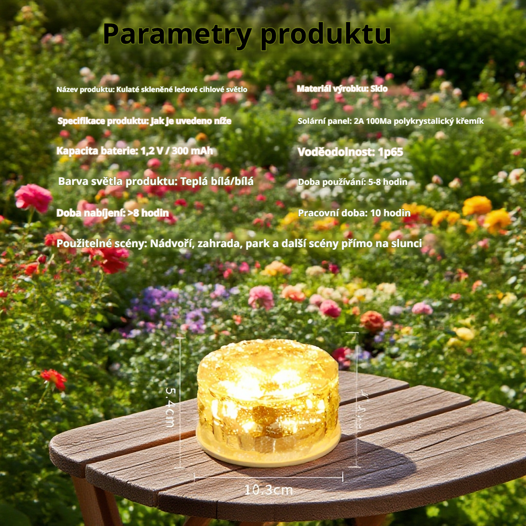 Automatická solární podzemní světla do zahrady