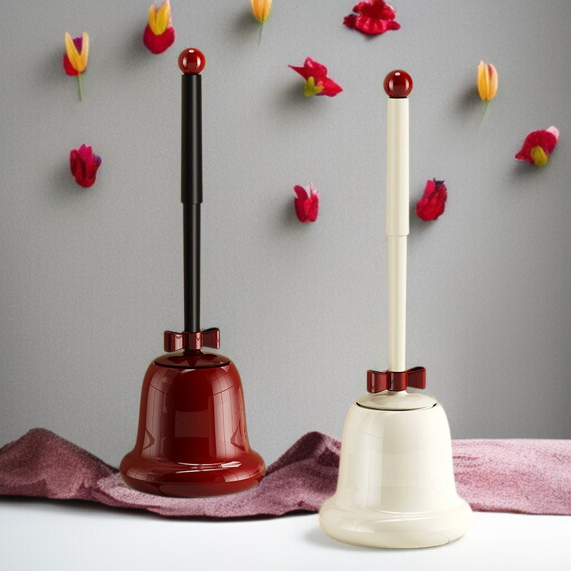 Cepillo de inodoro doméstico de pie, con función refrescante, diseño de mango largo