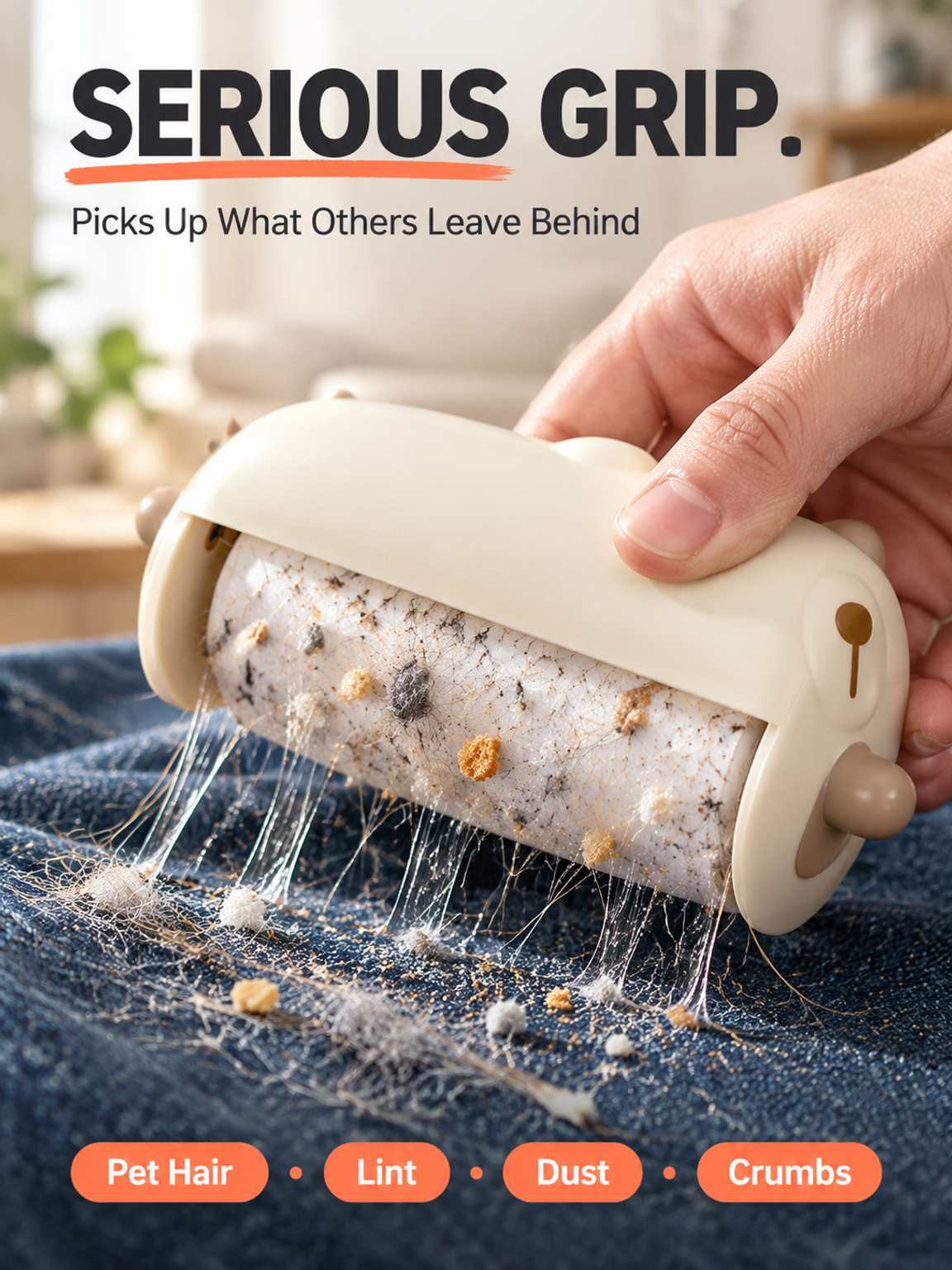 Portable Washable Lint Roller
