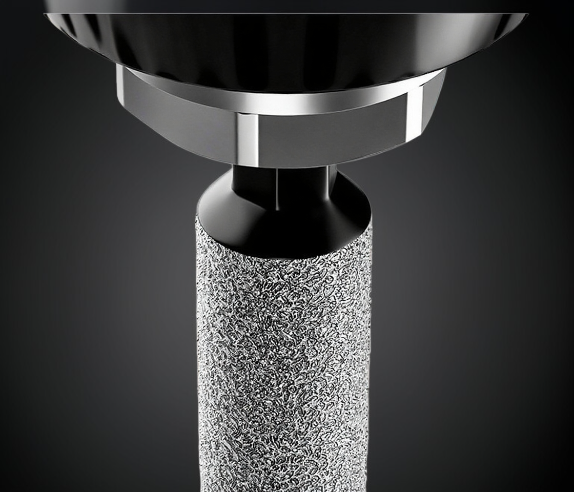 Grinding and drilling drill bit for metalworking