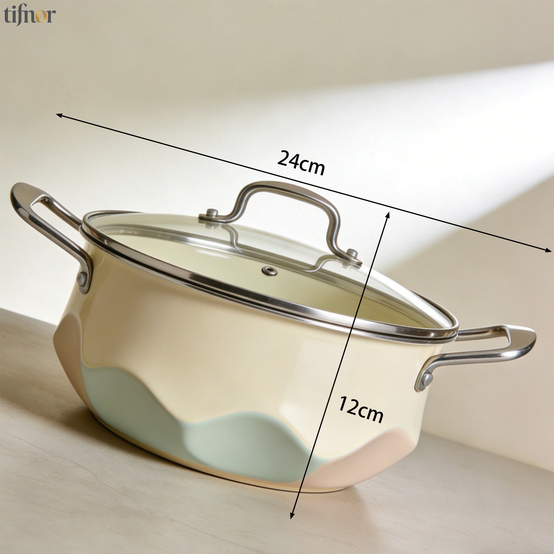 キッチンで使われているステンレス鍋