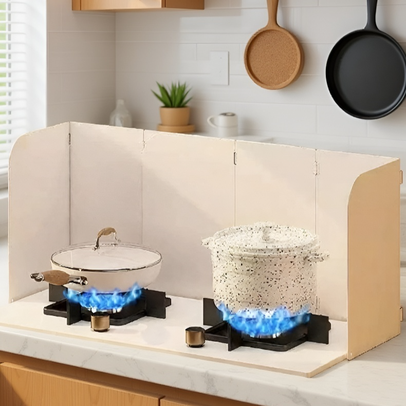  접이식 가스레인지 기름 방지판