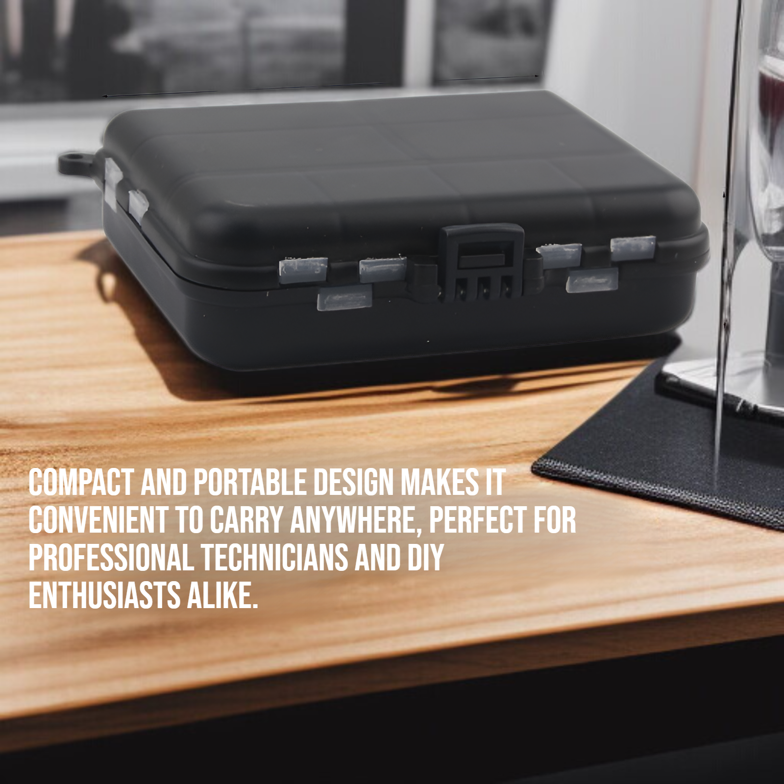 Durable storage box for screws, nuts, and bolts