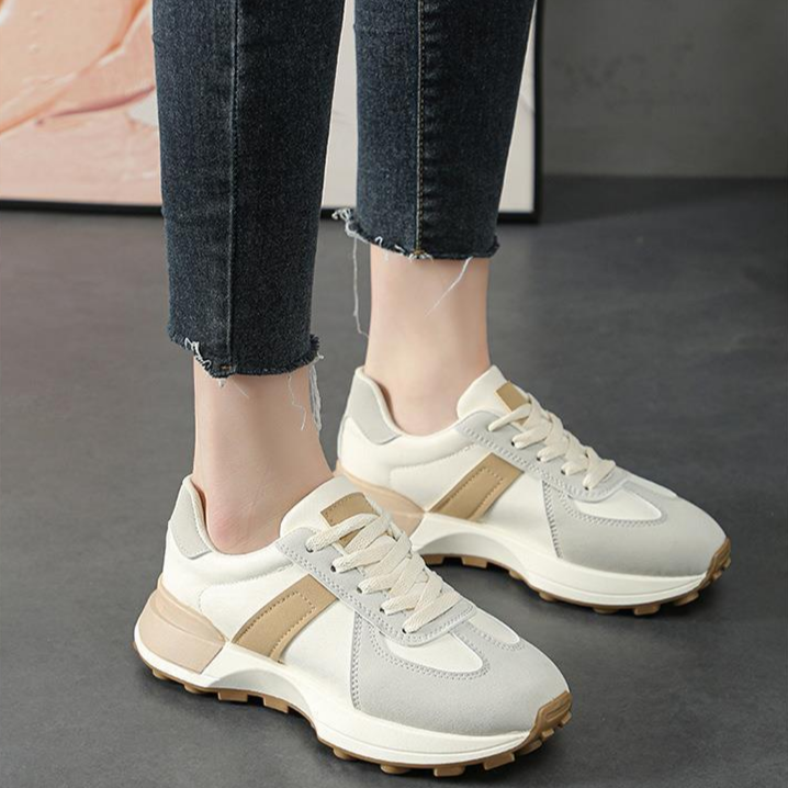 レディースカジュアルスニーカー ファッション万能シューズ