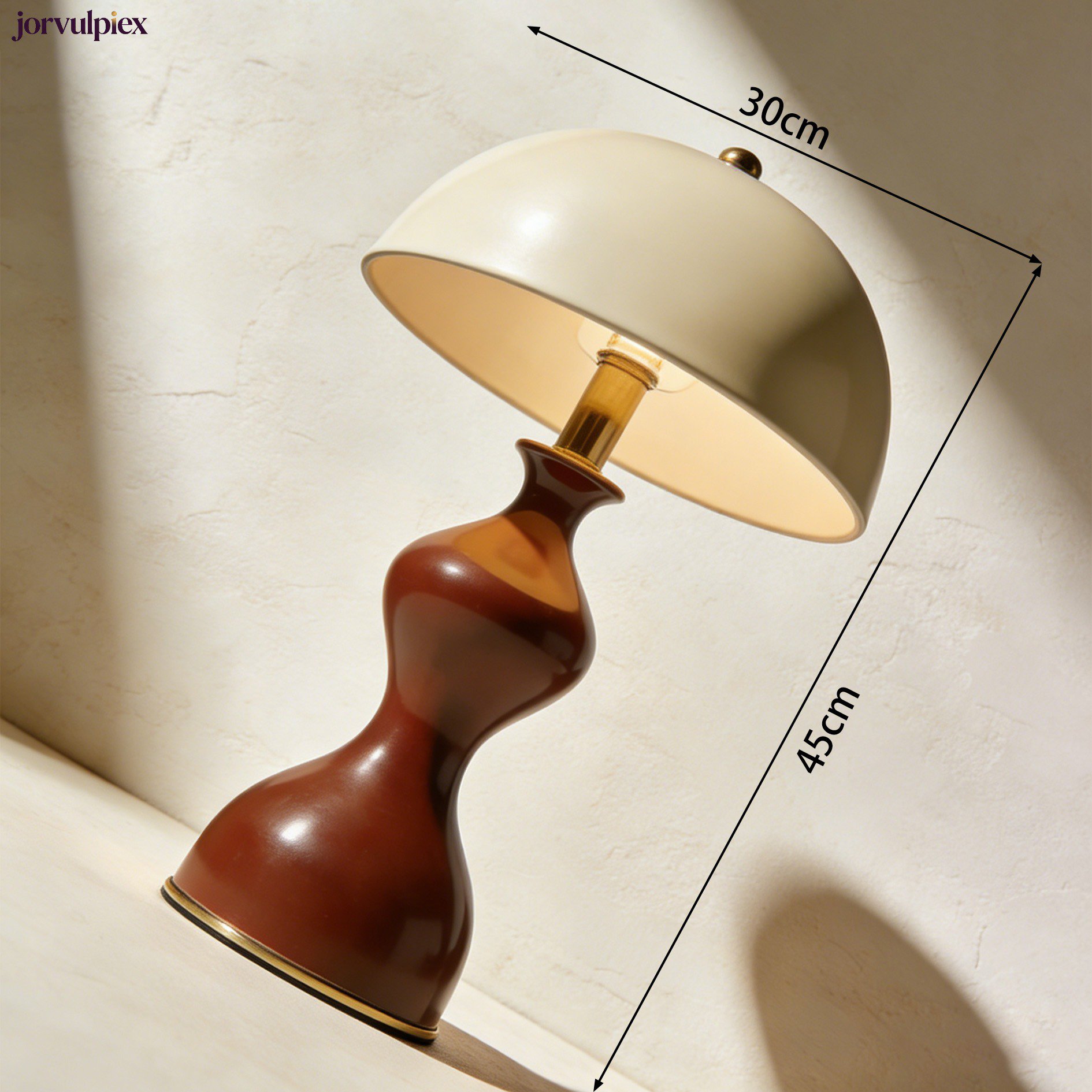 Desk lamp with flexible arm for reading