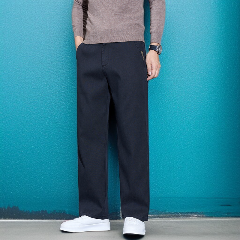 라이트 럭셔리 남성 팬츠 가을 남성 캐주얼 팬츠 와이드 팬츠