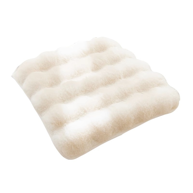 Winter Thick Velvet Rabbit Student Seat Cushion Warm Pad